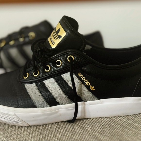 Snoop Dogg ADIDAS ADI-EASE SNOOP DOGG Black/Clear Sky/CALI Gold EditionLike New. - Picture 3 of 6